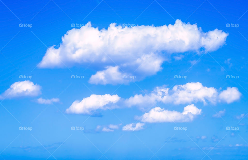 blue sky clouds