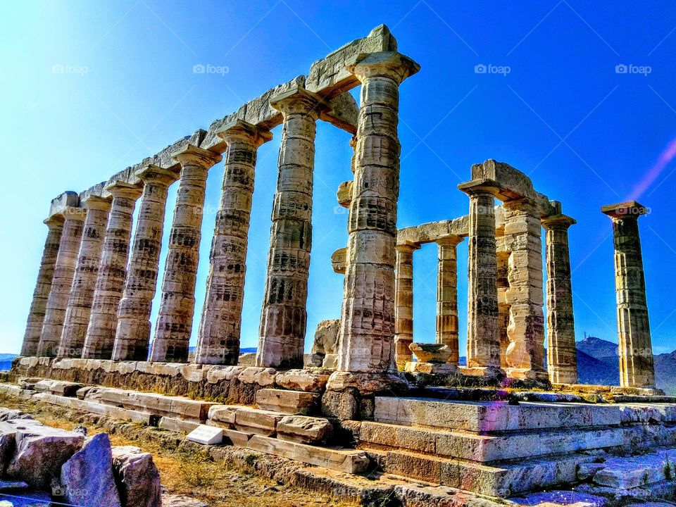 Poseidon's Temple Cape Sounion, Greece