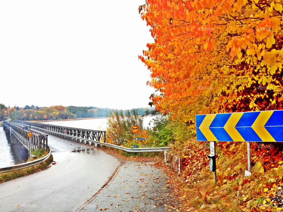 street sweden yellow sign by piaktw