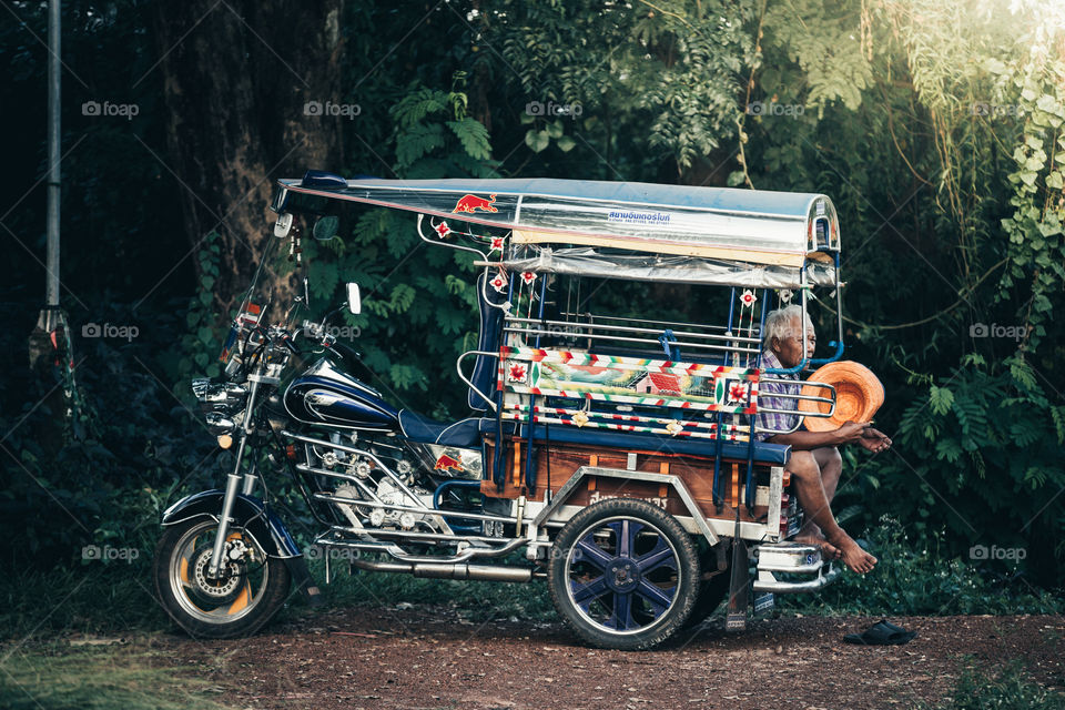 Tuk tuk taxi in Thailand 