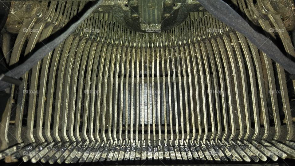 Vintage Typewriter Inner
