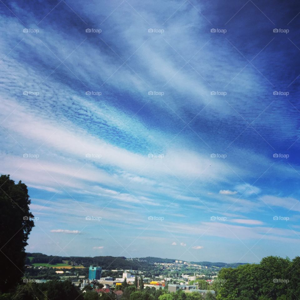 Blue . Sky in Germany