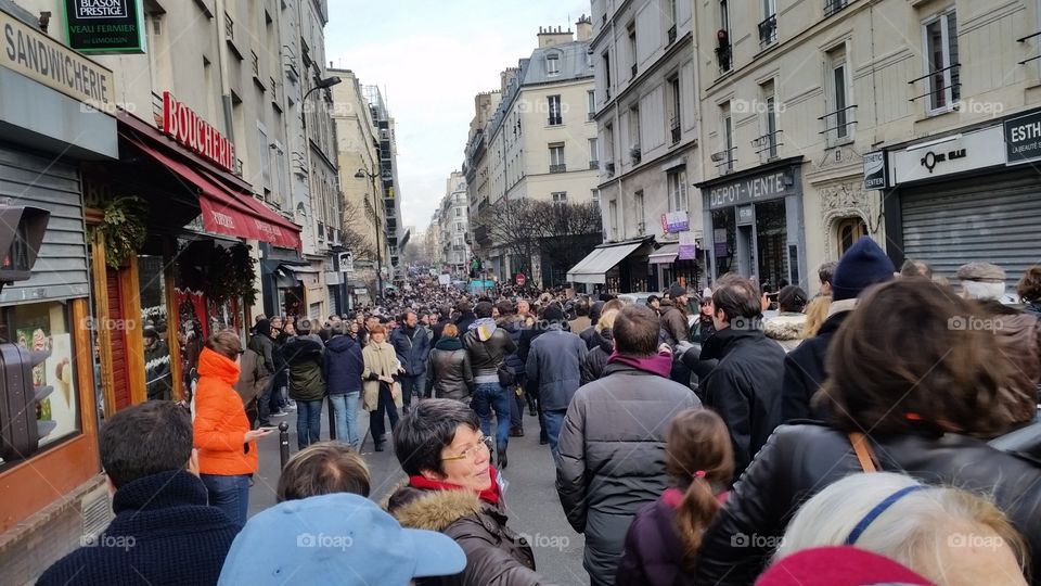 Charlie Hebdo March Paris. business trip #3