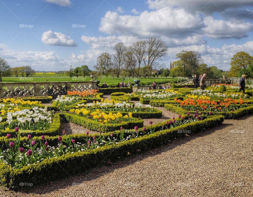 Gardens. Stately home 