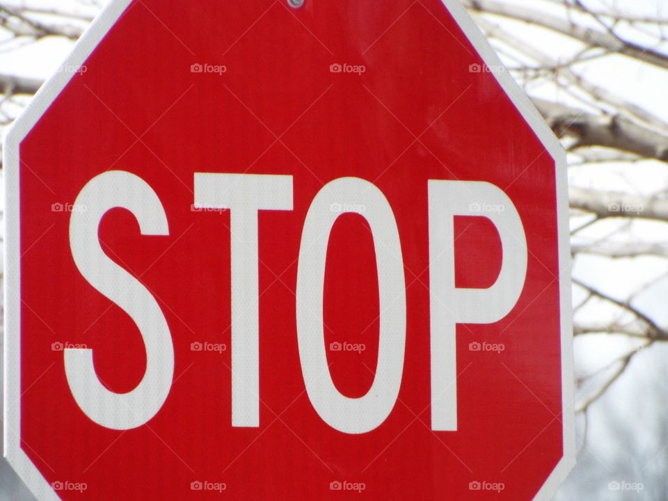 Stop sign 