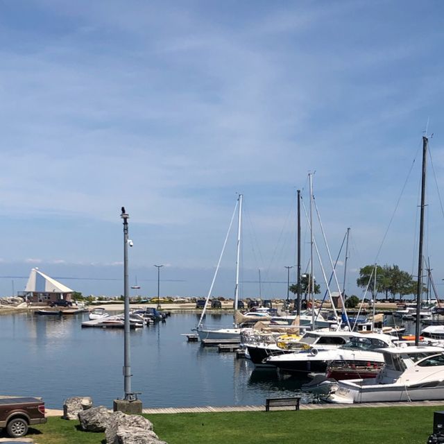 Thornbury Harbor On Georgian Bay, Ontario Canada