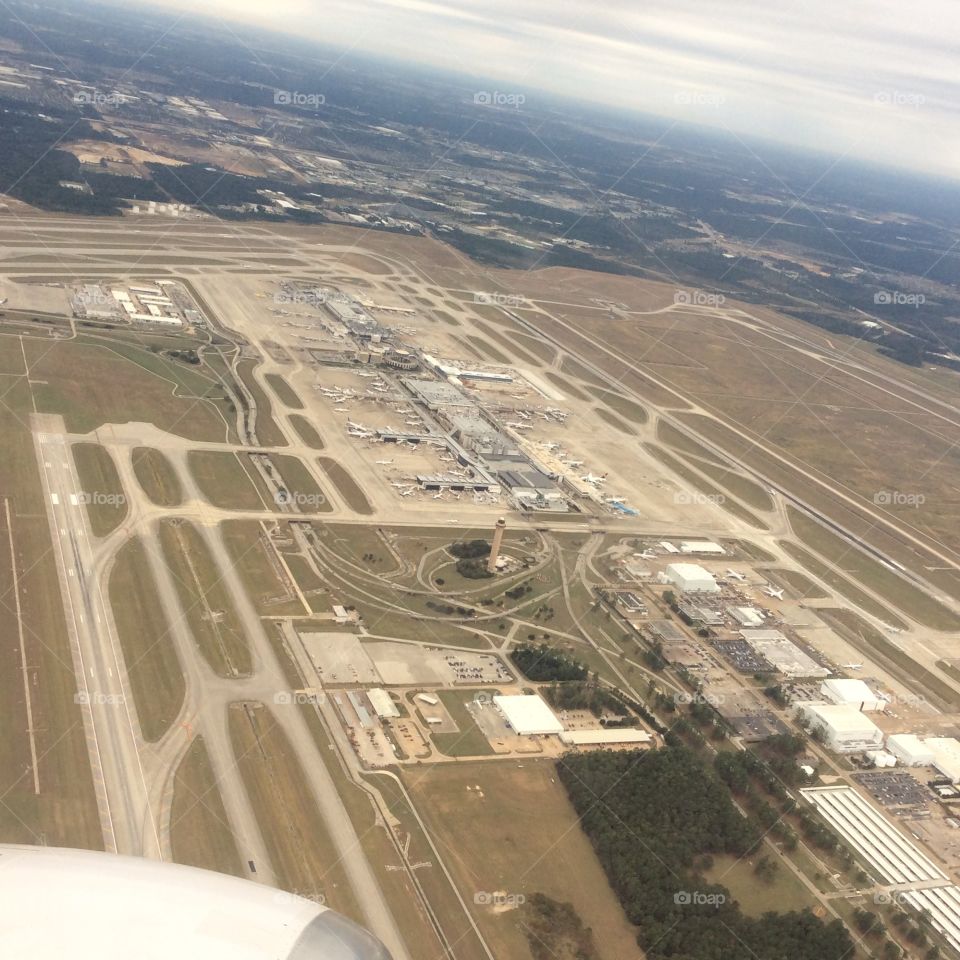 Runway after take off