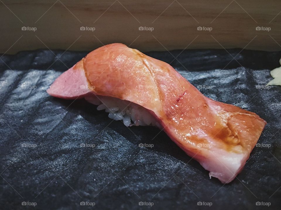 Fresh toro sashimi