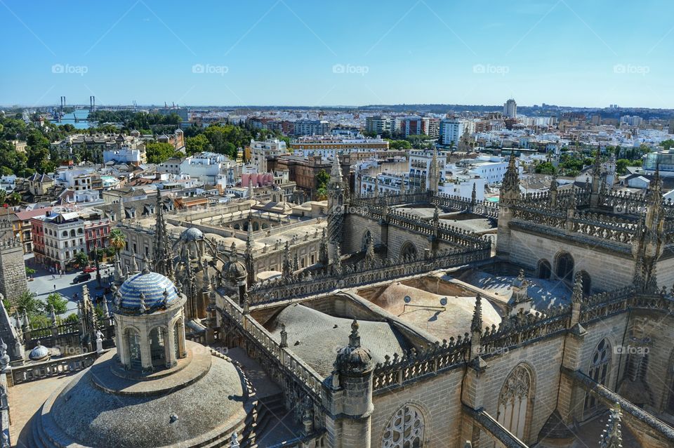 Aerial view of cityscape