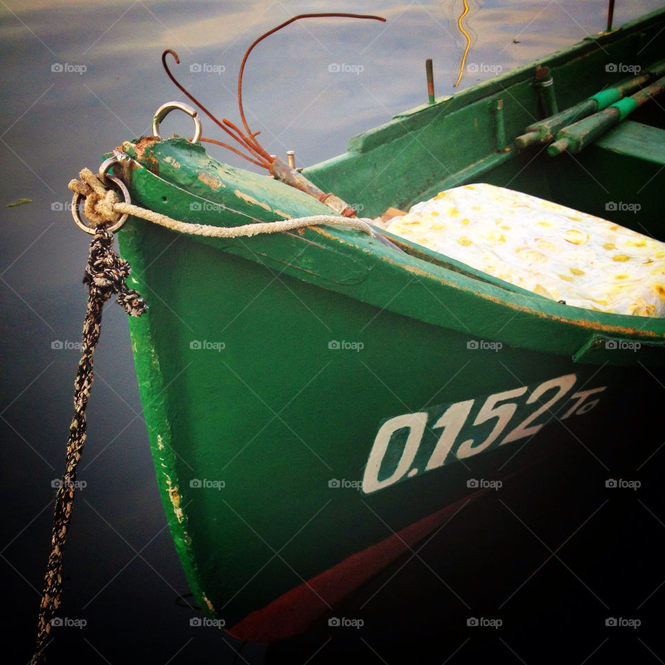 green sea boat port by bogmol