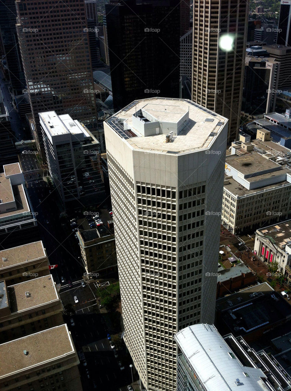 A view from Calgary Tower