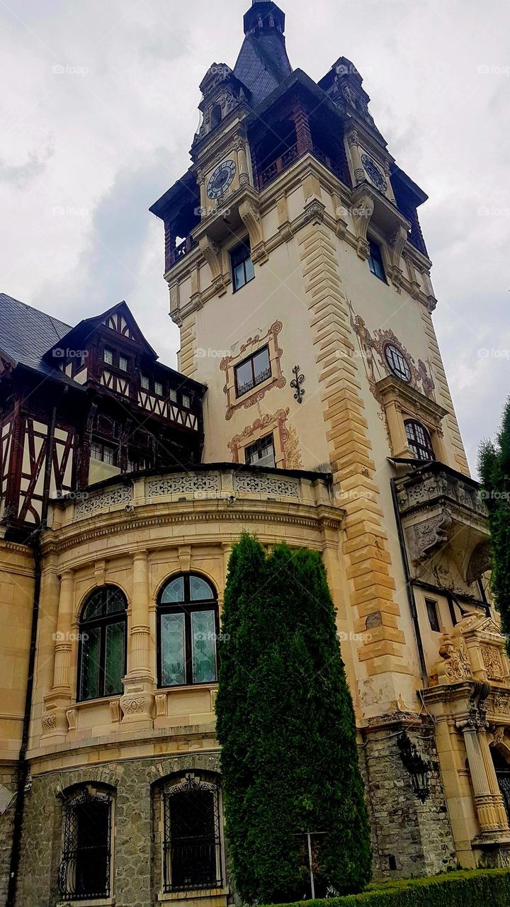 the royal castle Peles, Sinaia, Romania