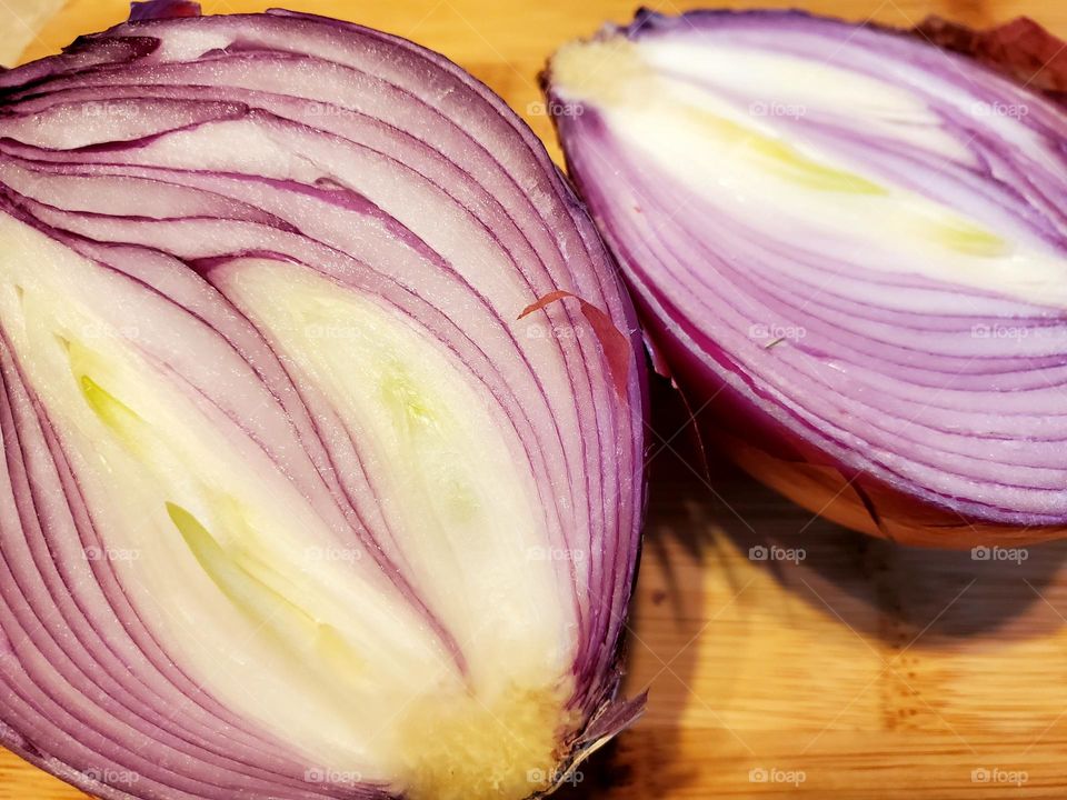 The Beauty of a Red Onion