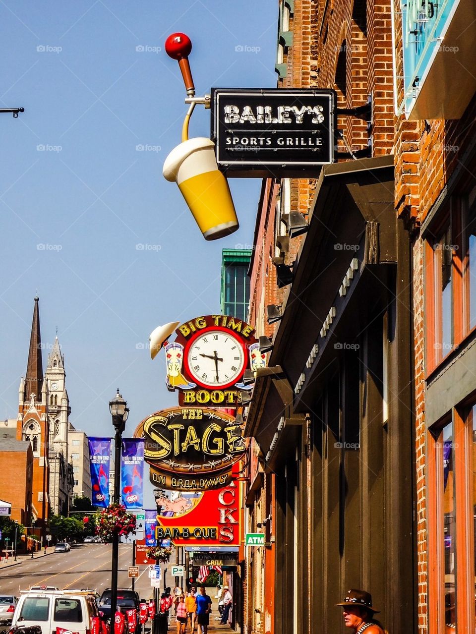 Nashville sidewalk signs