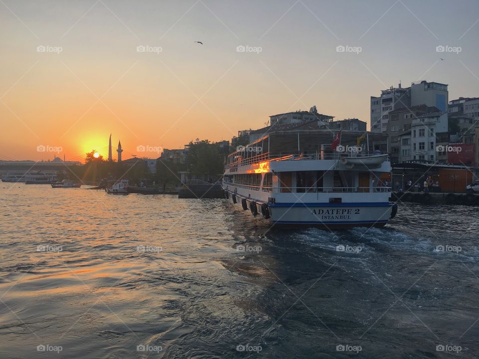 Sunset in Istanbul 