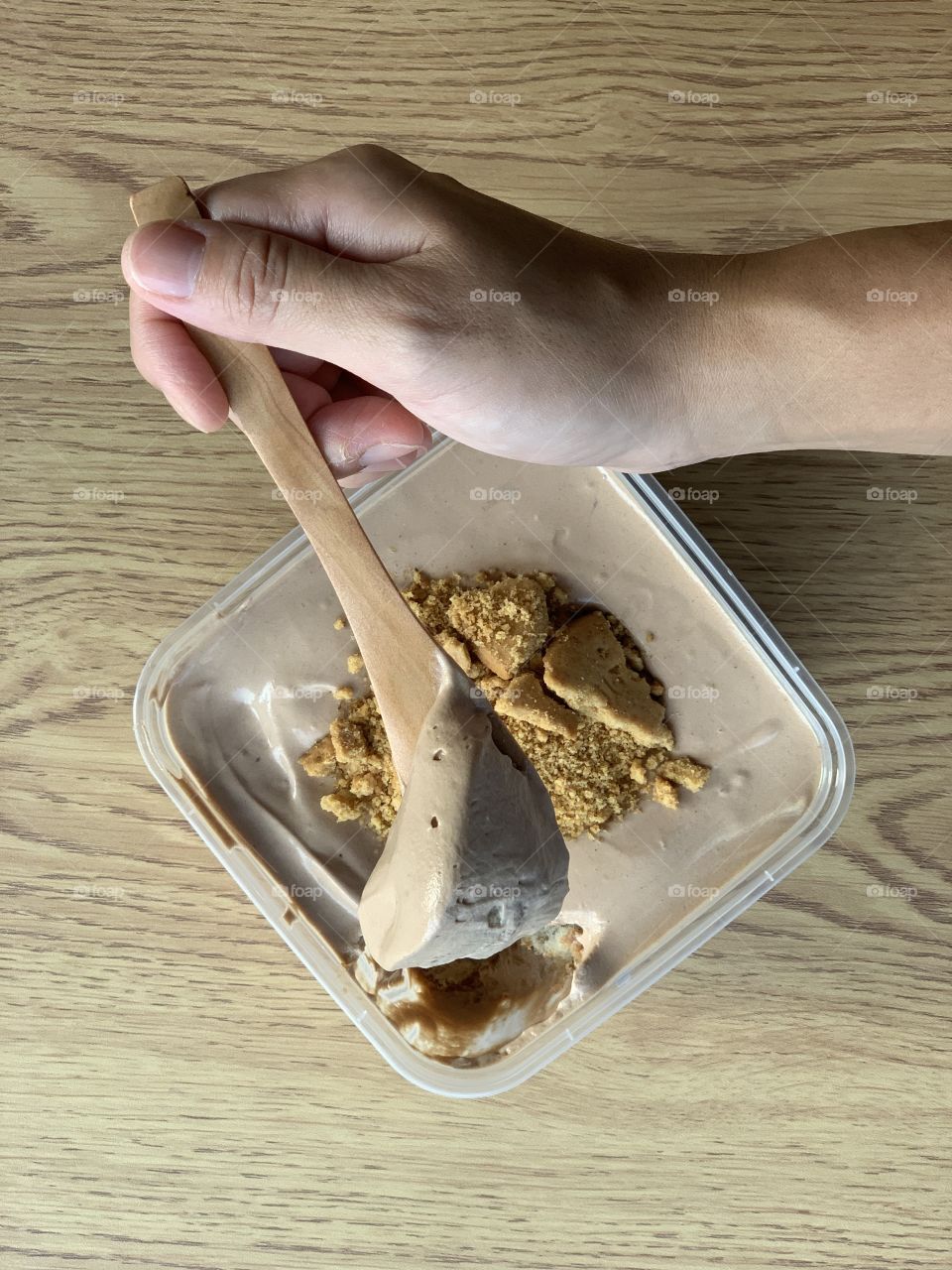 Homemade Nutella flavoured tiramisu 