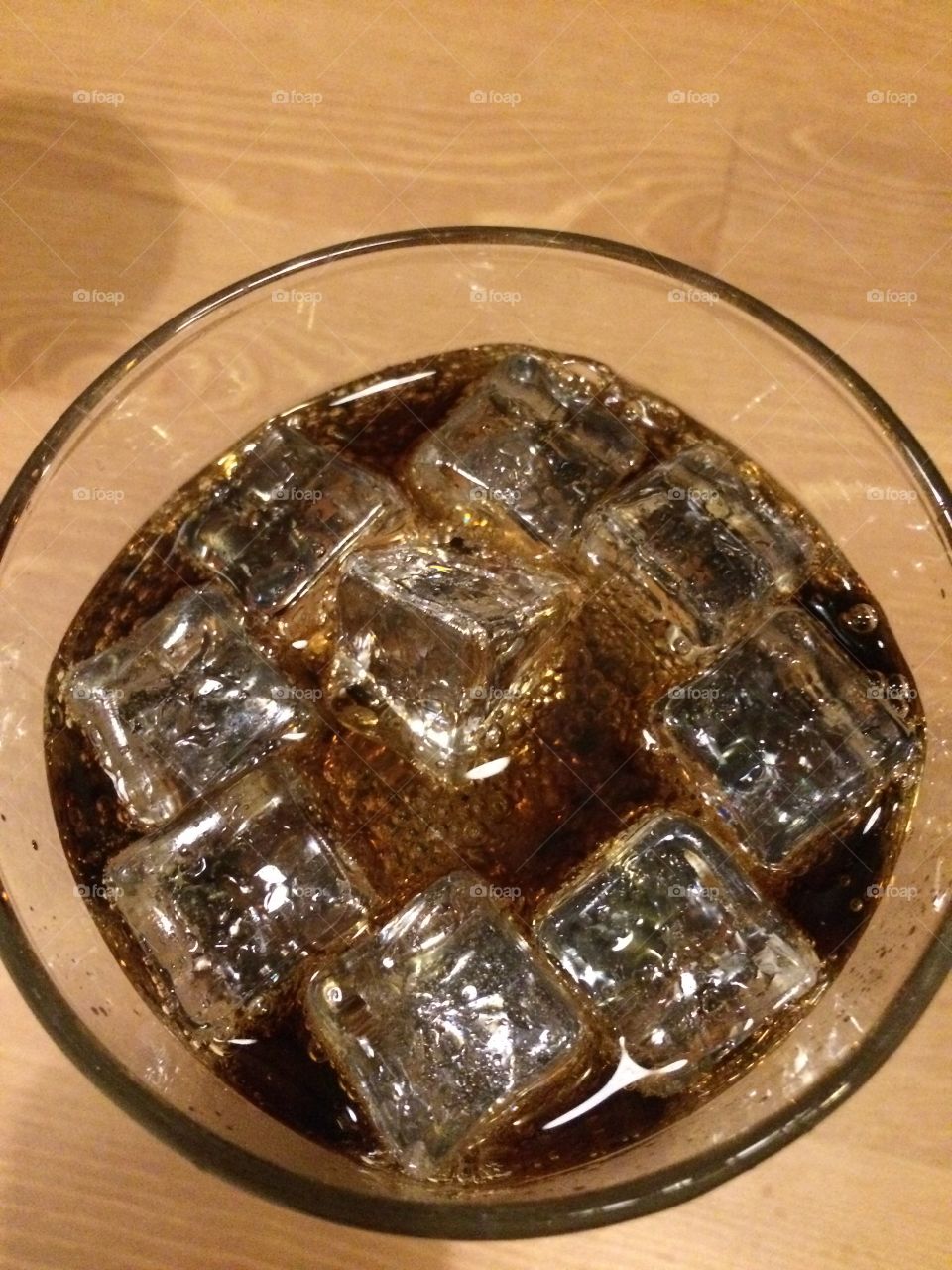 Coke with ice