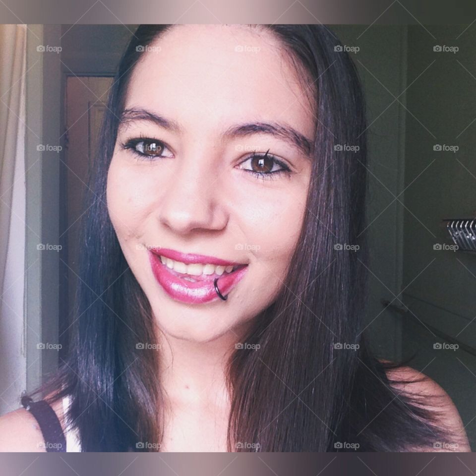 Just myself, some basic makeup and an iPhone 