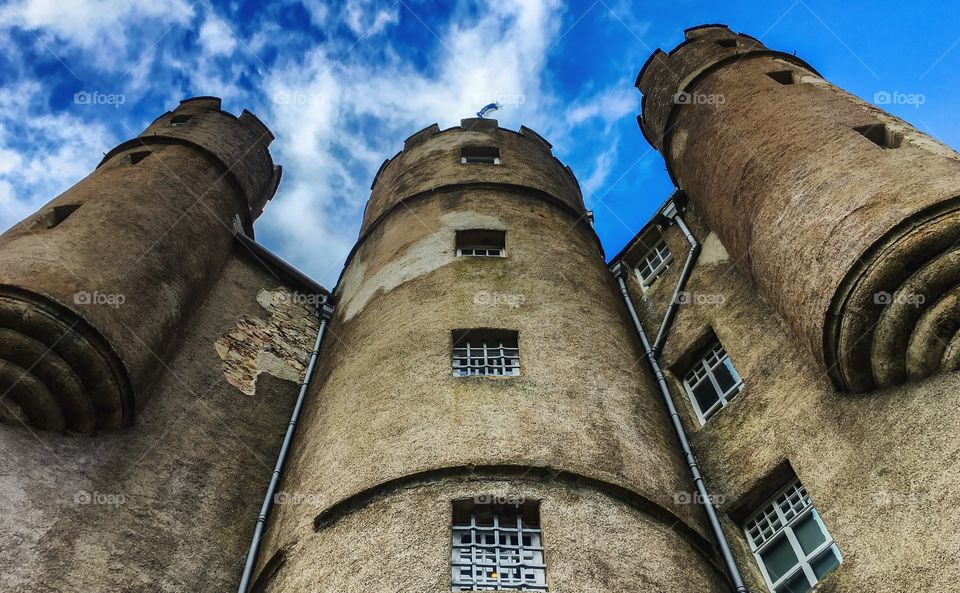 Historic Braemar Castle in the highlands of Scotland