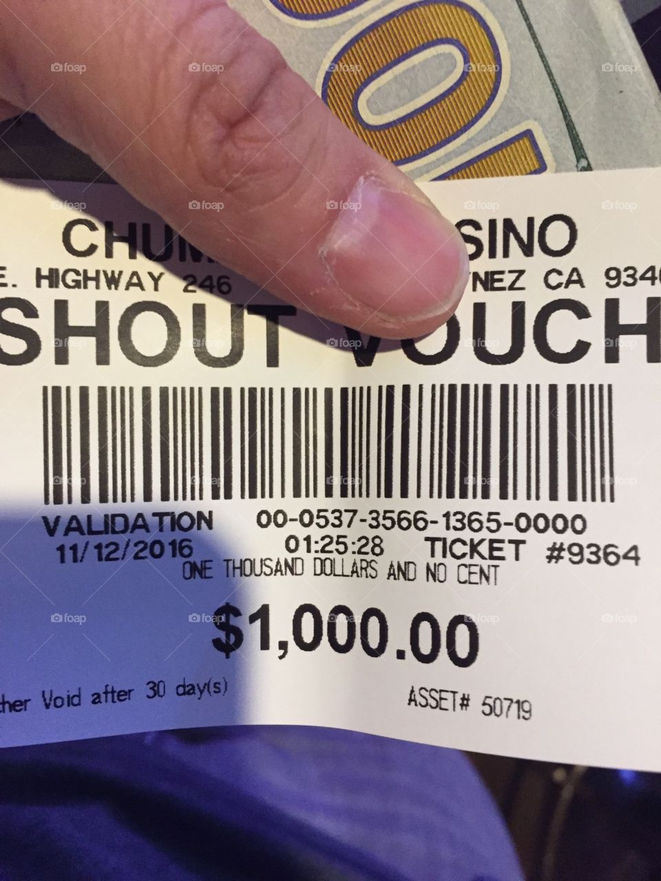 $1000 win 