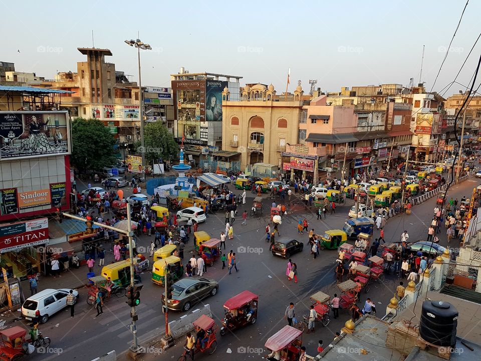 chandni chowk market at Delhi