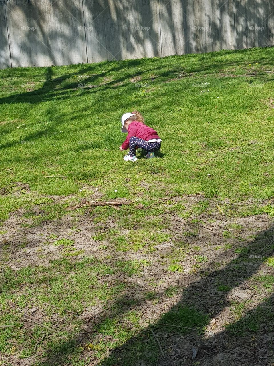 ma fille en promenade