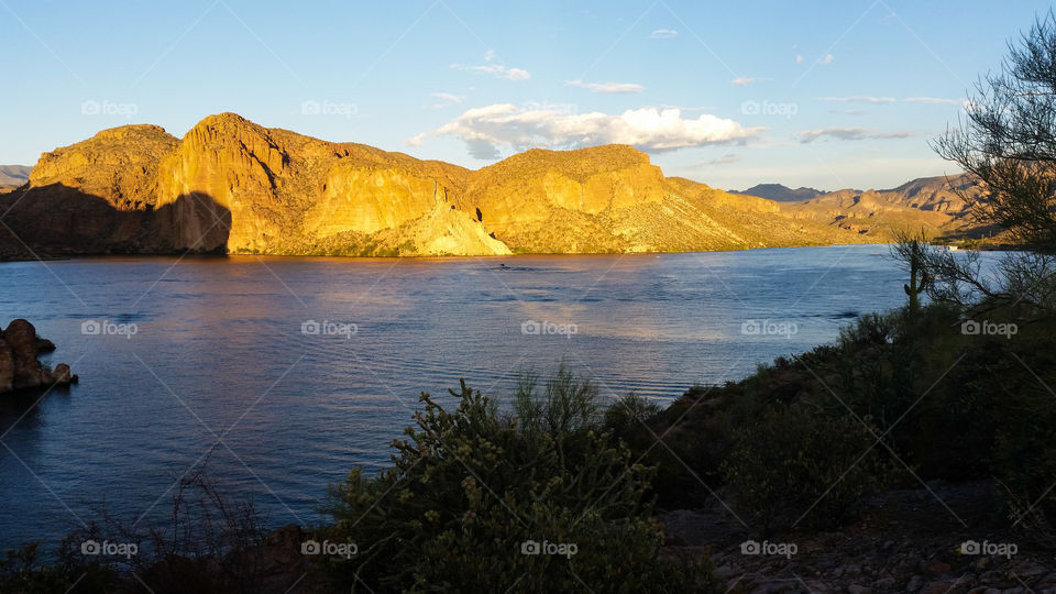 Sunset at Canyon Lake, AZ