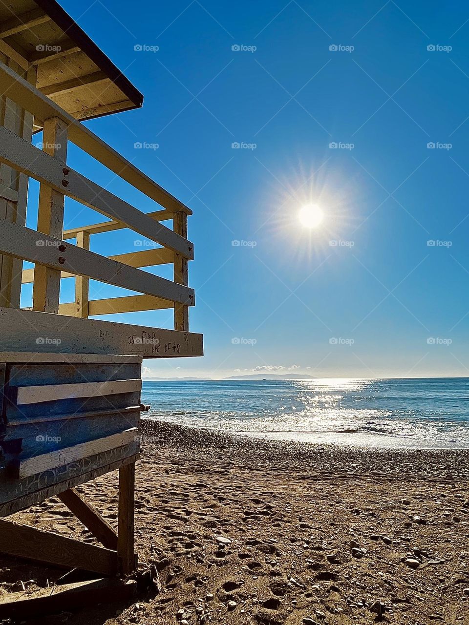 Lifeguard Tower on the Beach