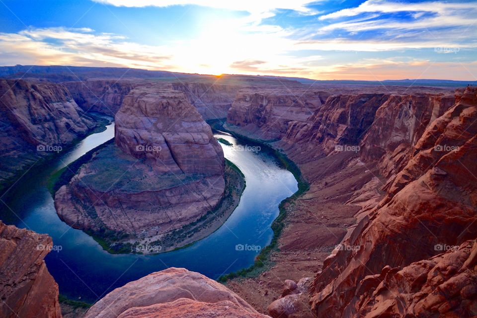 View of Horseshoe Bend, Arizona, Utah