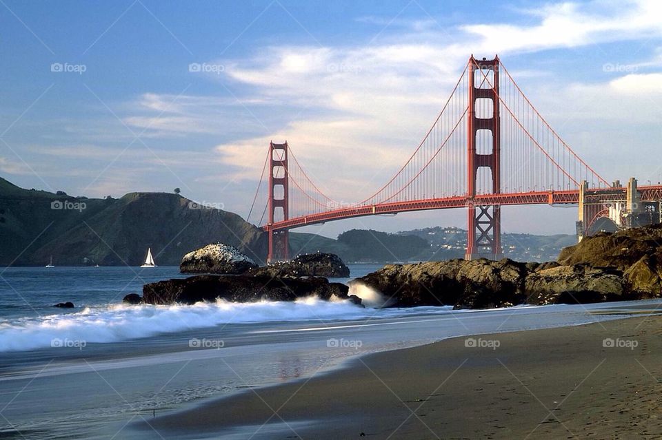 Golden Gate from Baker beach