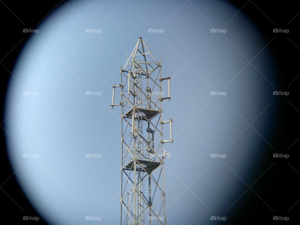 View of communication tower