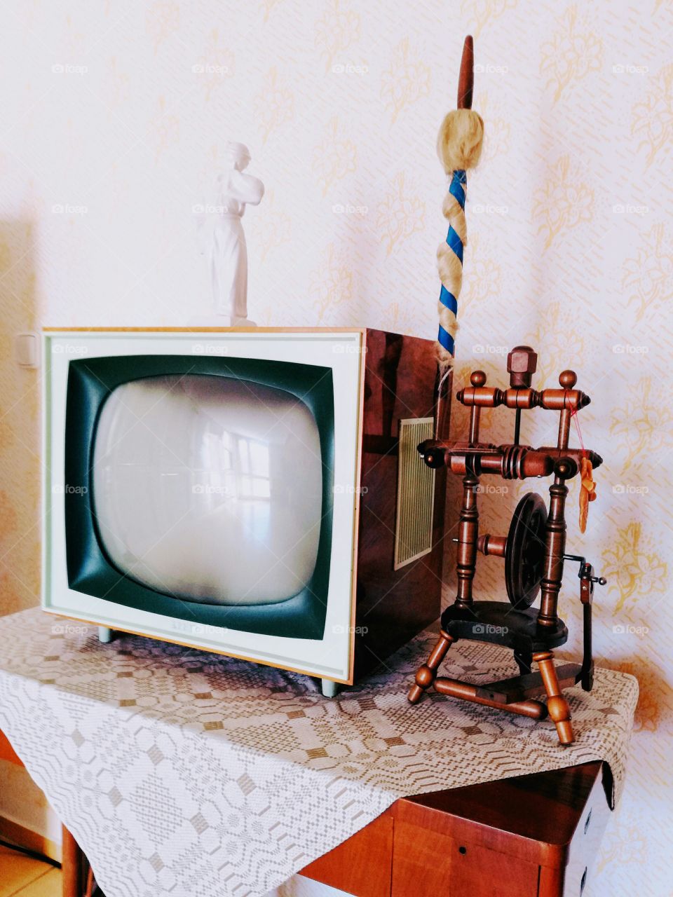 Very old television