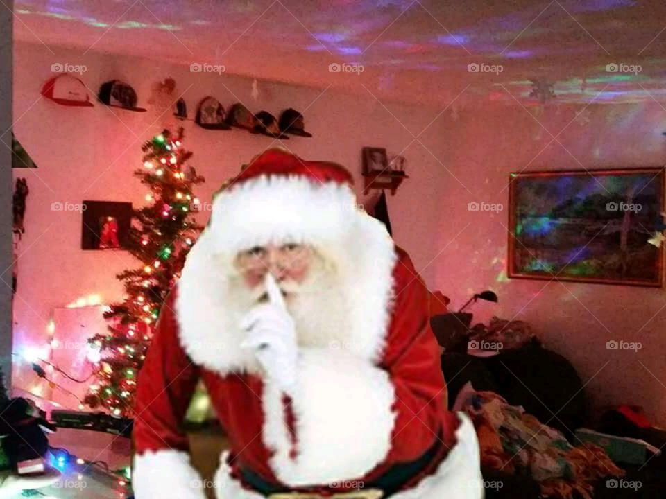 Santa at my house Christmas