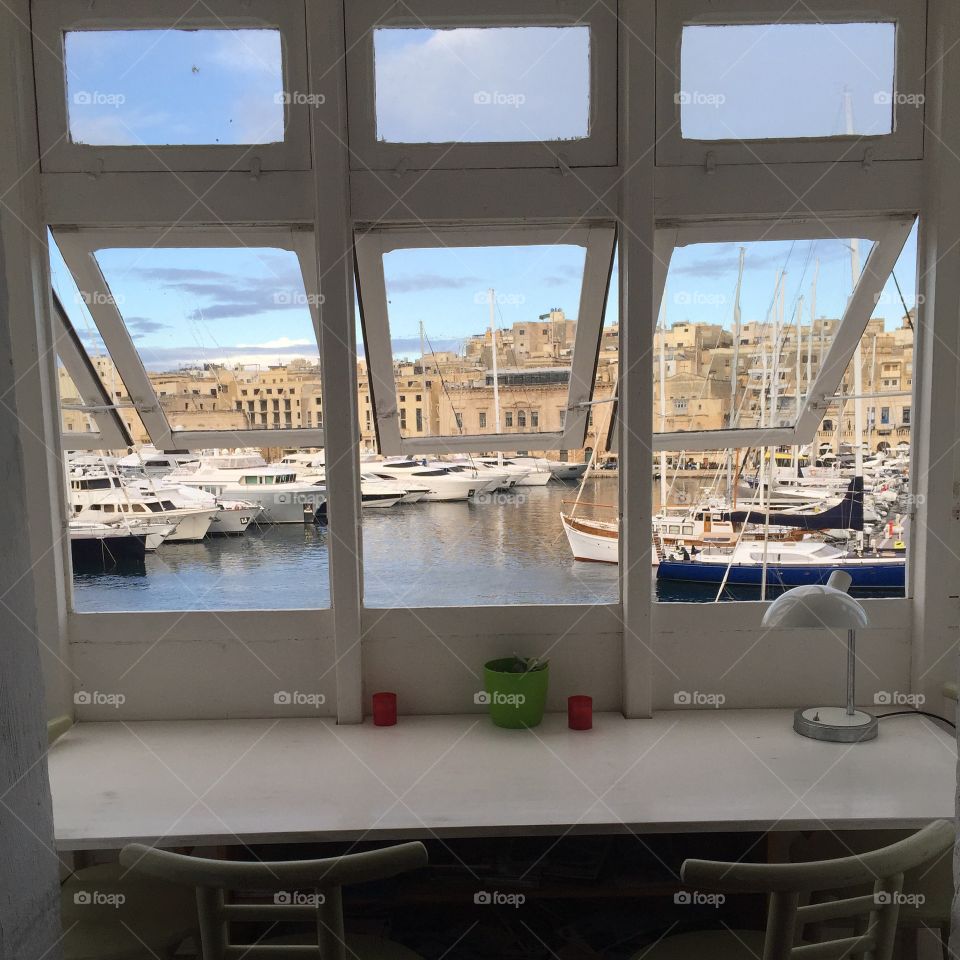 Gorgeous apartment views of the marina in Malta