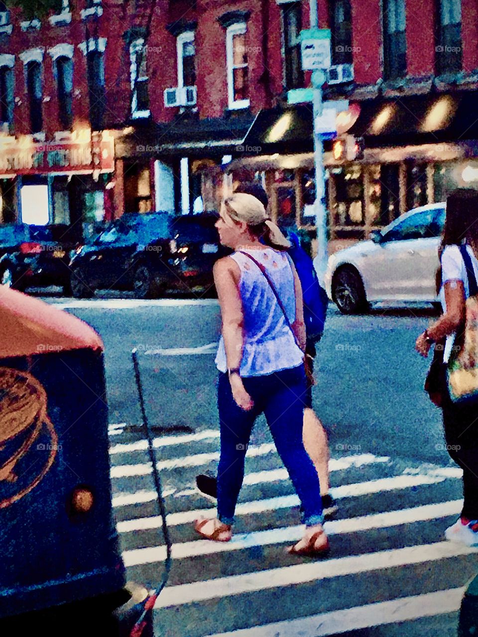 At the intersection of 48th Street and Vernon Jackson Avenue in Long Island City, Queens, NY you will find an excellent Mexican take-out food vendor at the taco stand. Photo from late July 2021. Hypnotic Productions