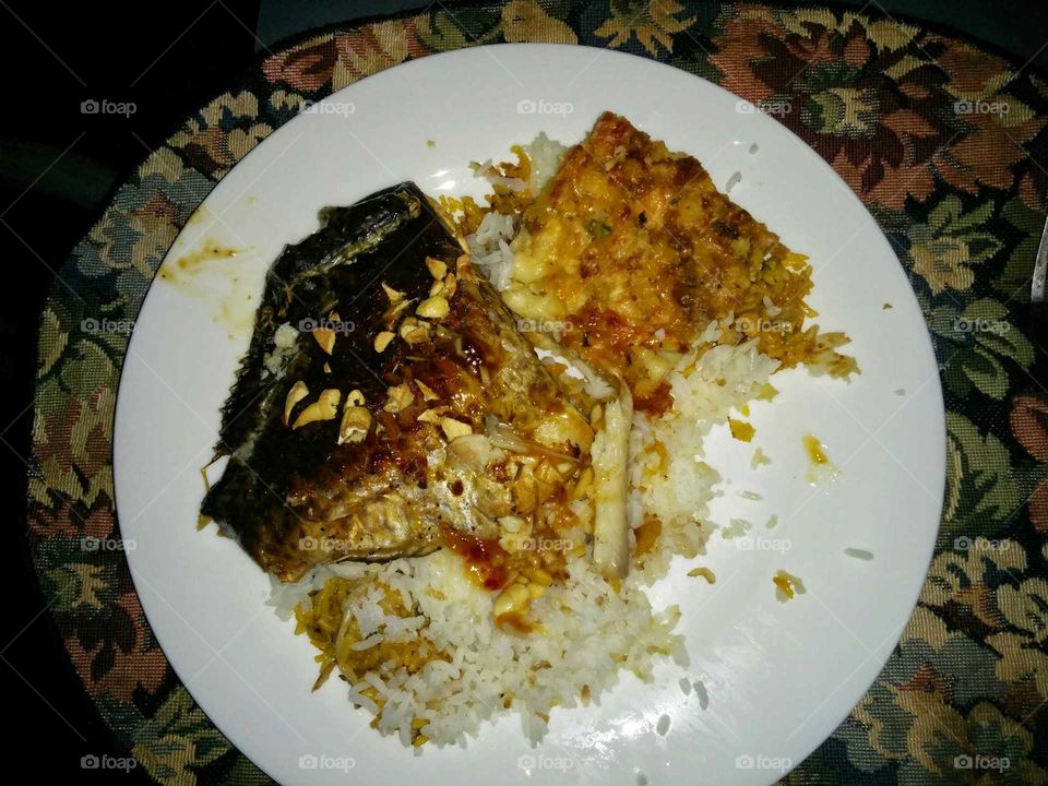 rice and tilapia