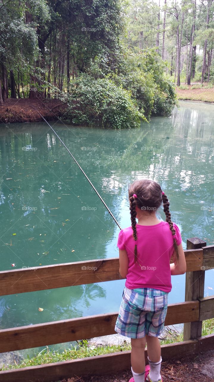 Little Girl Fishing