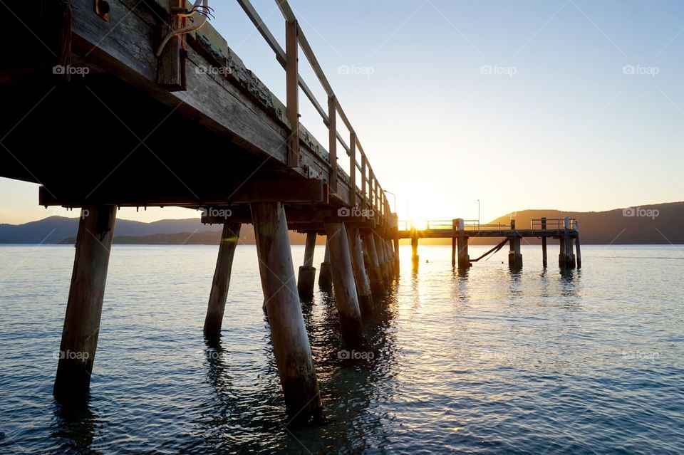 Jetty sunset