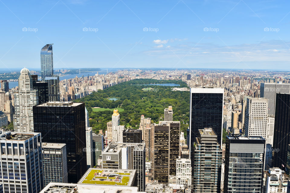 View of skyscrapers