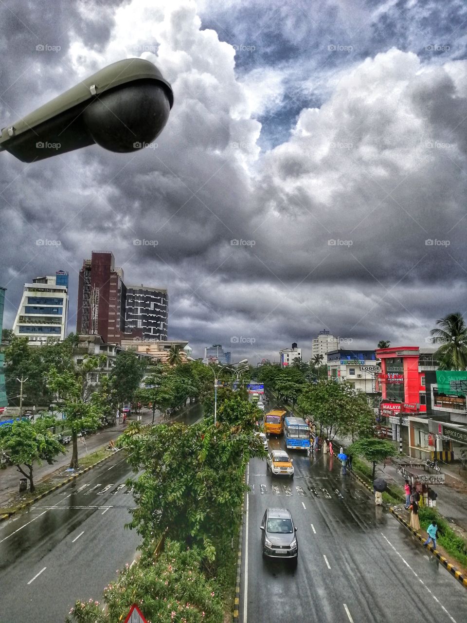 Street light on the Sky