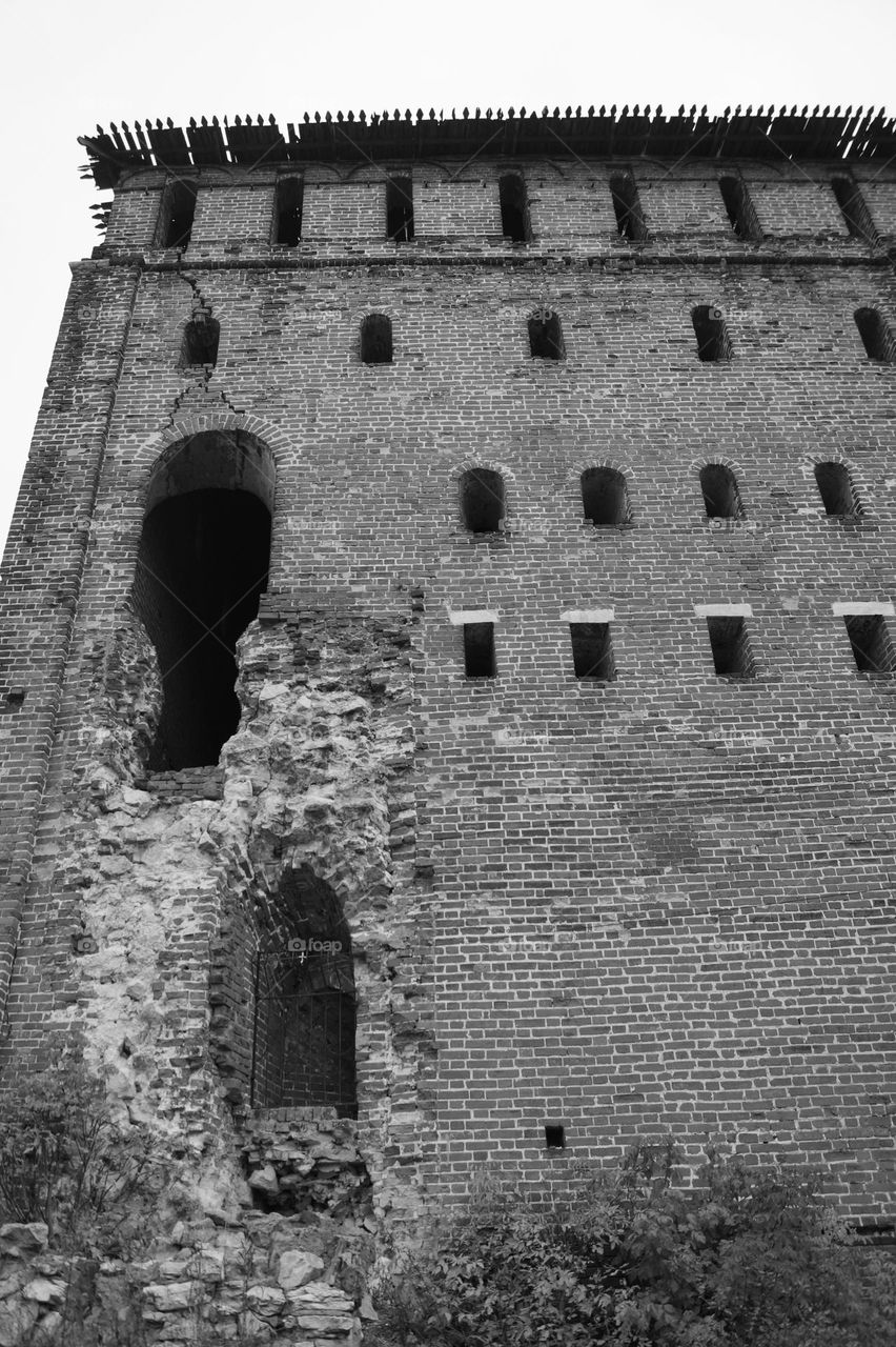 Fragment of the Pyatnitsky Gates of the Kolomna Kremlin