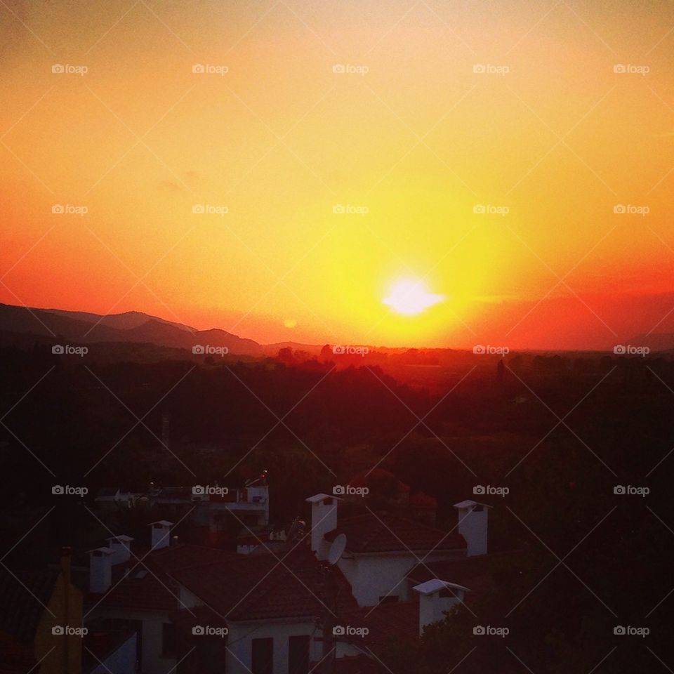 Sunset in Seljuk