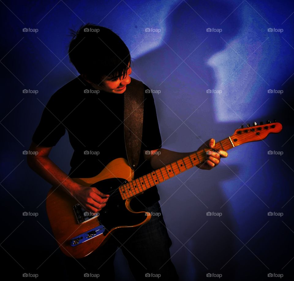 Guitar. Guitarist