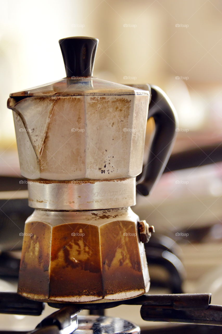 Close-up of coffee maker