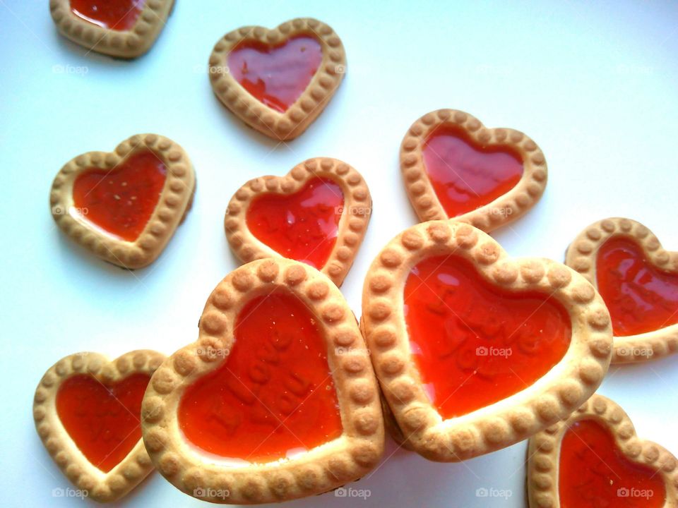 Heart shape cookies