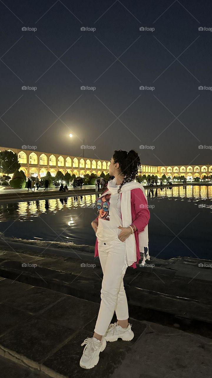 The light of the historical monument