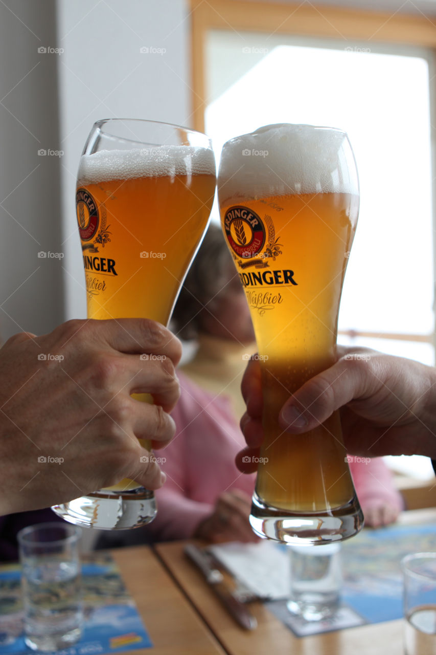 Beer toast in Germany