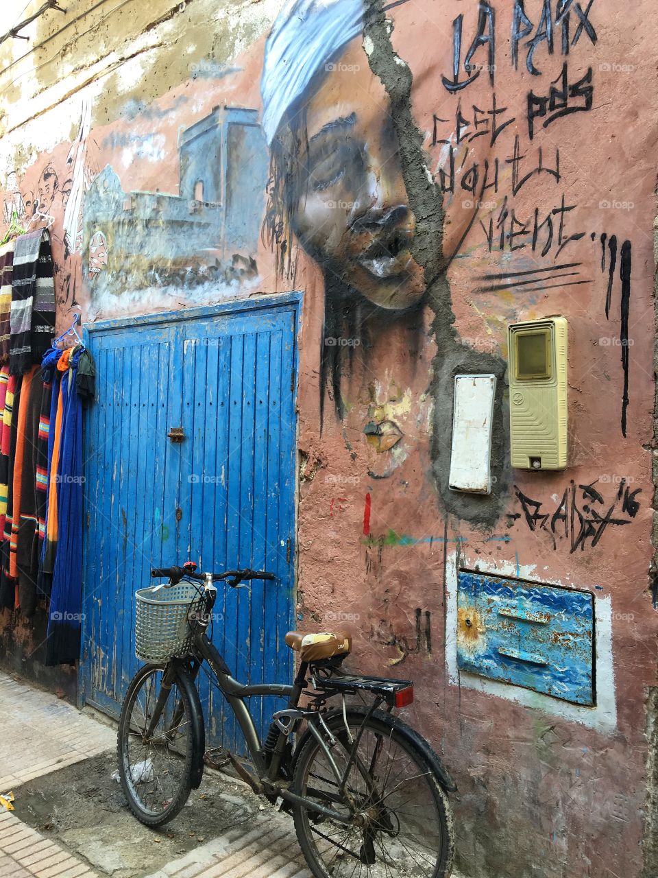 Street, No Person, Graffiti, Old, Architecture