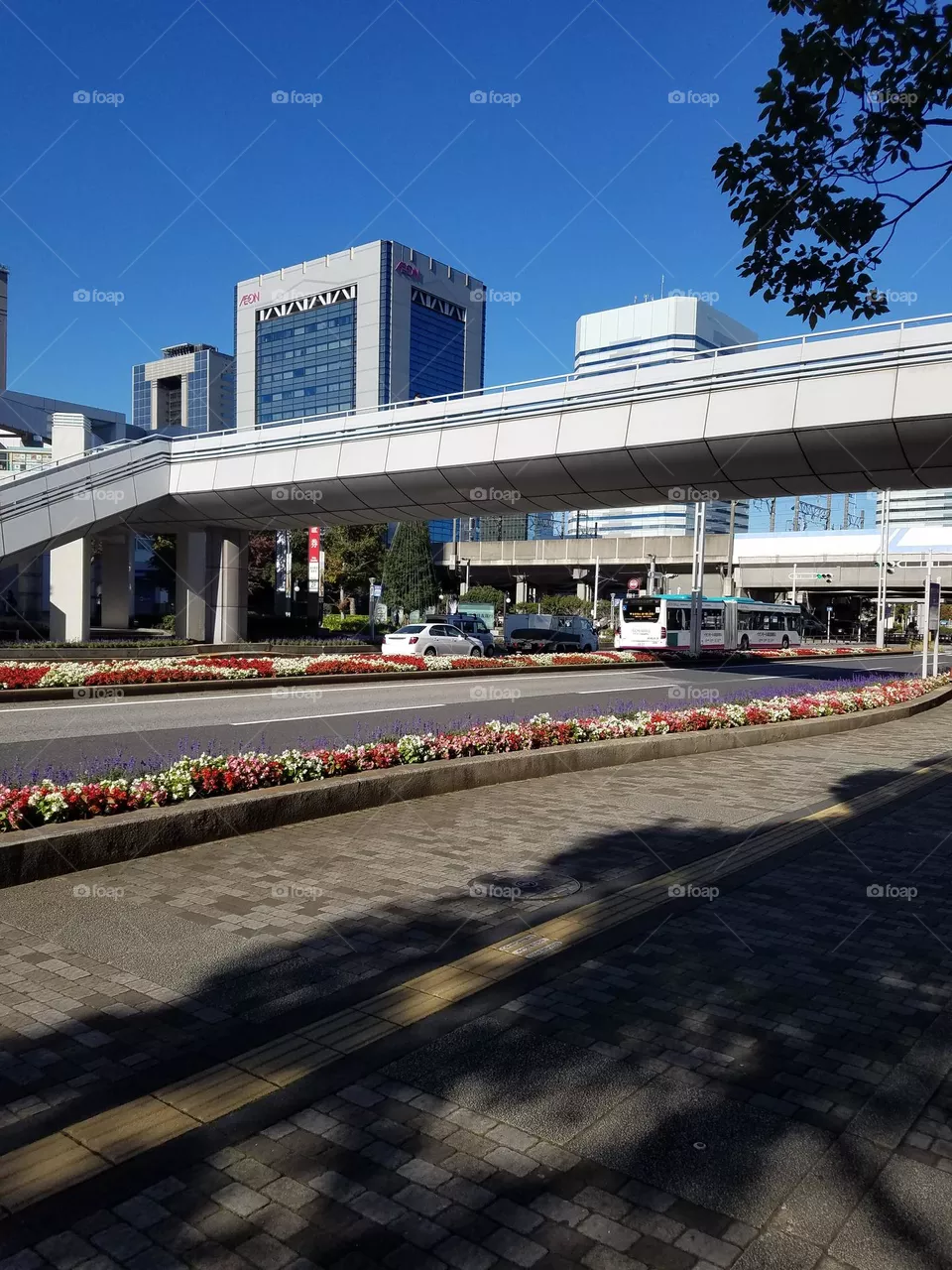modern Japanese city
