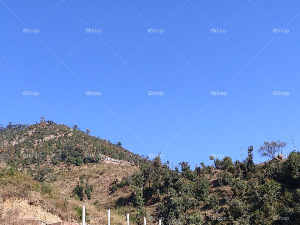 Wonderful scenery en route to Gangotri in the great Himalayan region